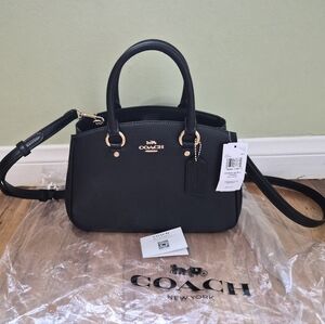 NWT Coach  Savannah Satchel  with Gold Accents